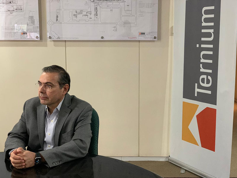 César Jiménez, presidente ejecutivo de Ternium México agradeció el donativo hecho por DENSO 