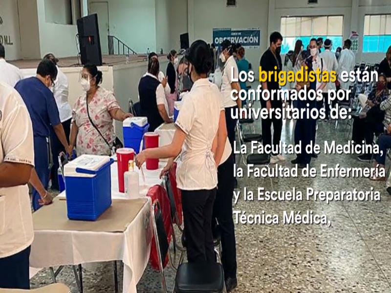 Participan más de 870 brigadistas médicos del Hospital Universitario