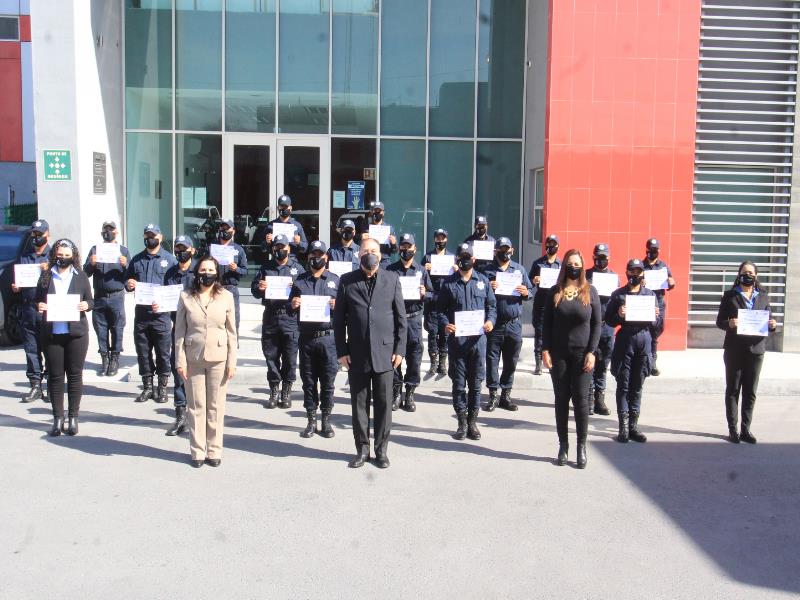 Buscan contar con policías con las competencias necesarias para dar atención en temas de violencia de género Buscan contar con policías con las competencias necesarias para dar atención en temas de violencia de género