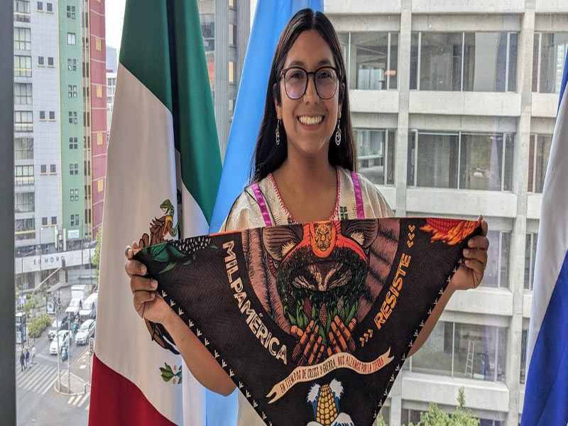 Luis Arroyo / CINU México Mitzy Cortés representó a México y a la Red Futuros Indígenas en el Foro de la Juventud ECOSOC 2024. Luis Arroyo / CINU México Mitzy Cortés representó a México y a la Red Futuros Indígenas en el Foro de la Juventud ECOSOC 2024.
