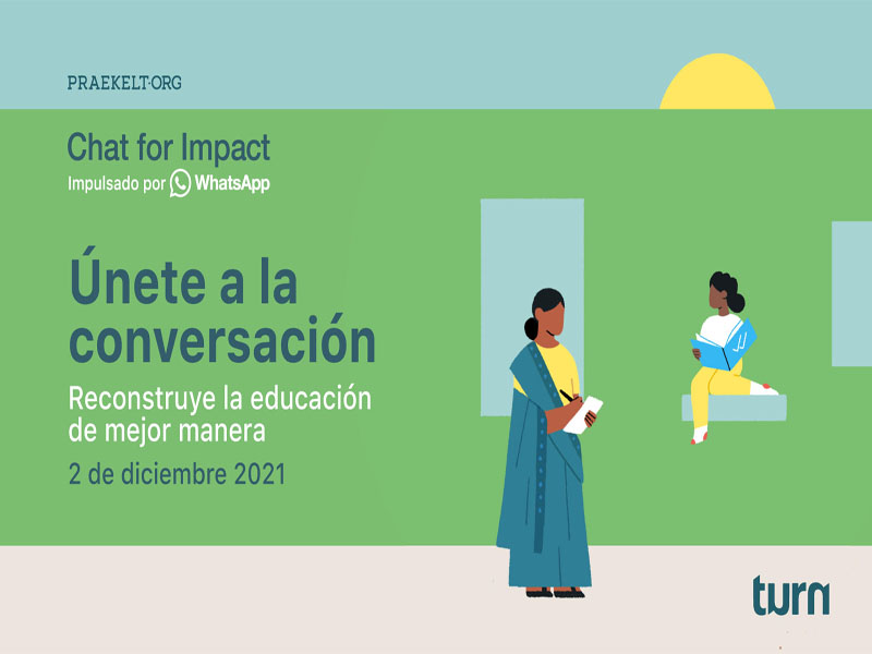 Para registrarte en el webinar visita https://bit.ly/chatforimpact-education