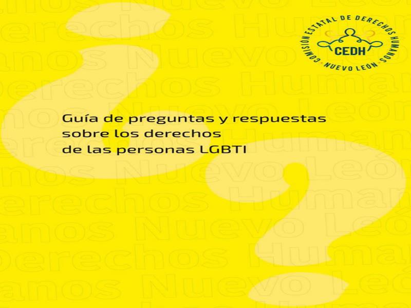 El documento contiene un glosario y 45 preguntas, cuyas respuestas tienen por objeto clarificar los derechos de las personas LGBTI de forma integral e indivisible El documento contiene un glosario y 45 preguntas, cuyas respuestas tienen por objeto clarificar los derechos de las personas LGBTI de forma integral e indivisible