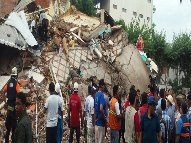 PMA La ONU asistió a Ecuador en las tareas de socorro a los damnificados por el terremoto del 16 de abril de 2016.